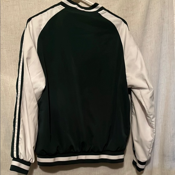Women’s Varsity Green and White Jacket - Picture 5 of 7